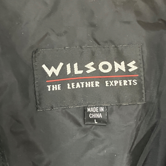 Wilsons Men's Black Suede Vest Large - Picture 5 of 9